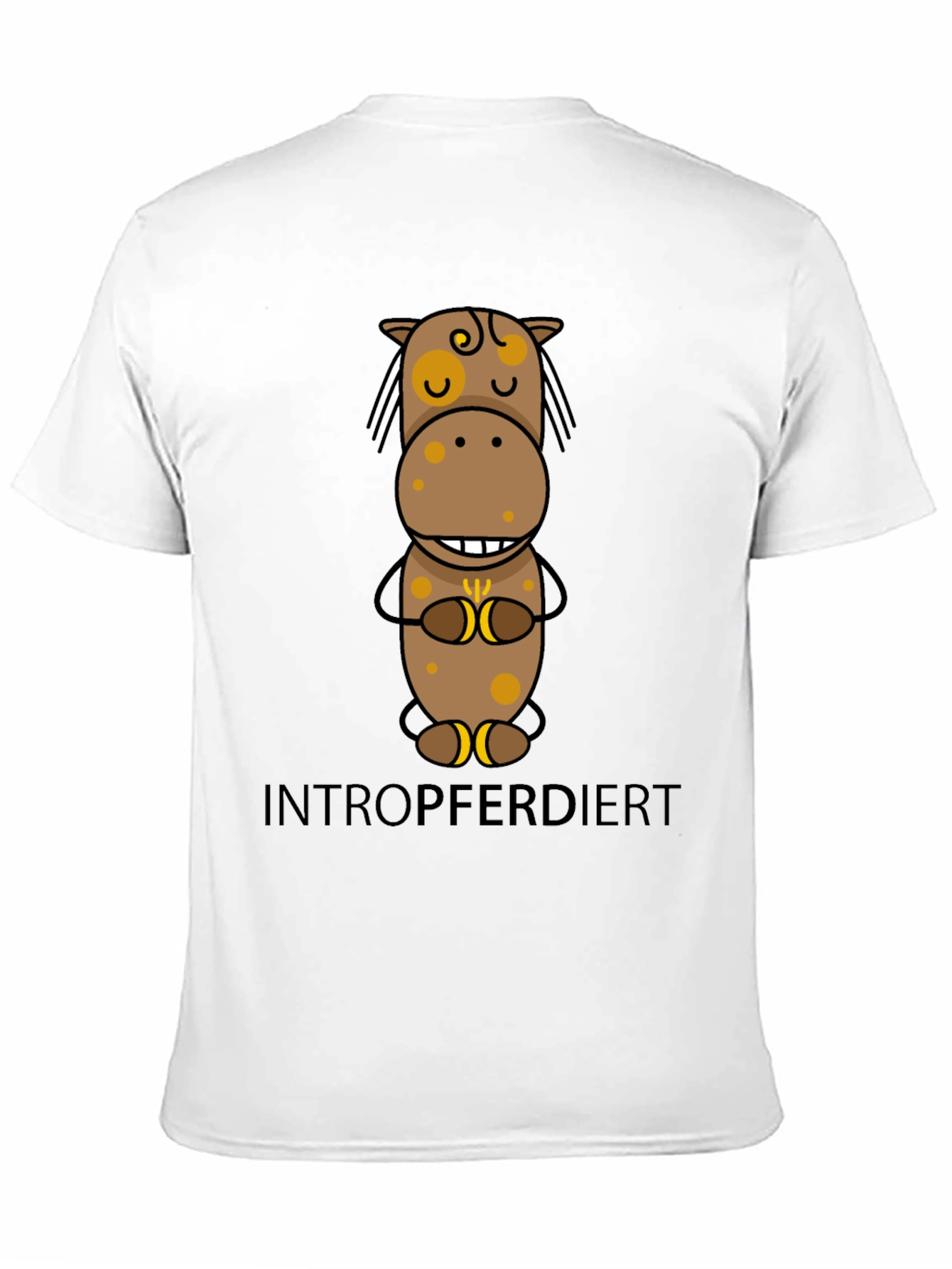 Introverted Horse T-Shirt - Funny Graphic Tee