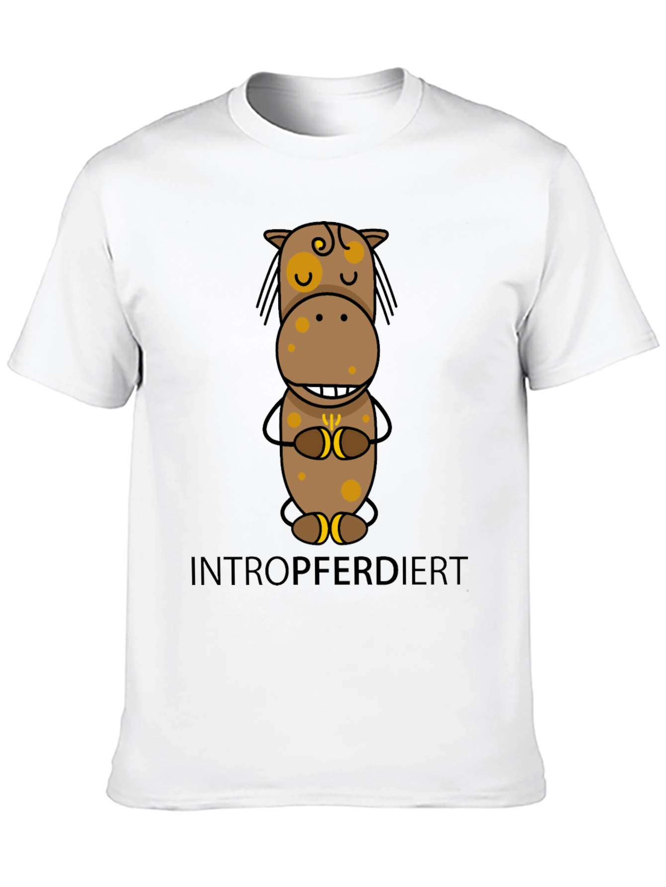 Introverted Horse T-Shirt - Funny Graphic Tee