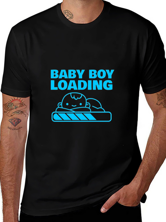 Baby Boy Loading - Funny Pregnancy T-Shirt