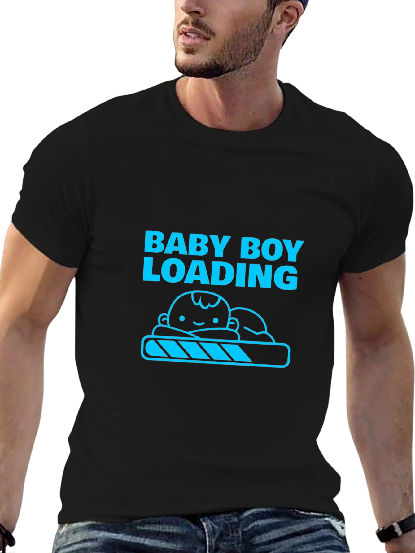 Baby Boy Loading - Funny Pregnancy T-Shirt