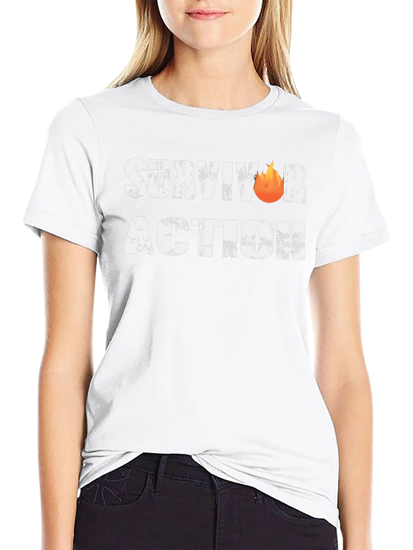 Survivor Action Graphic T-Shirt