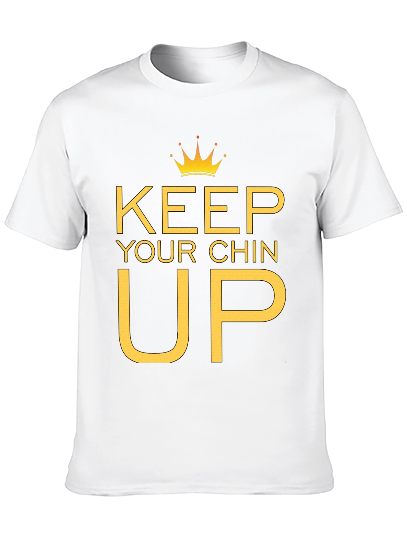 Keep Your Chin Up Graphic Tee - Black