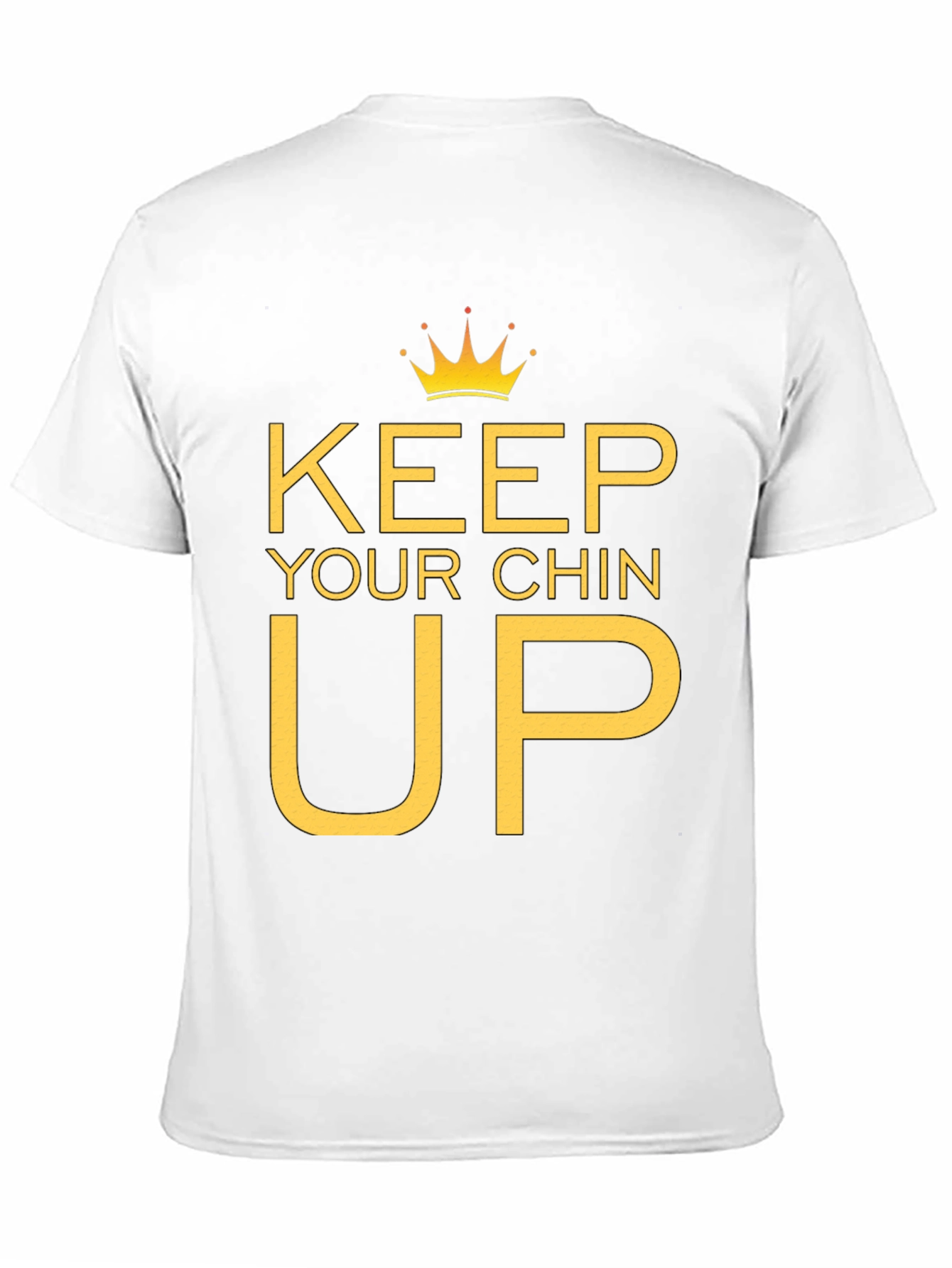 Keep Your Chin Up Graphic Tee - Black