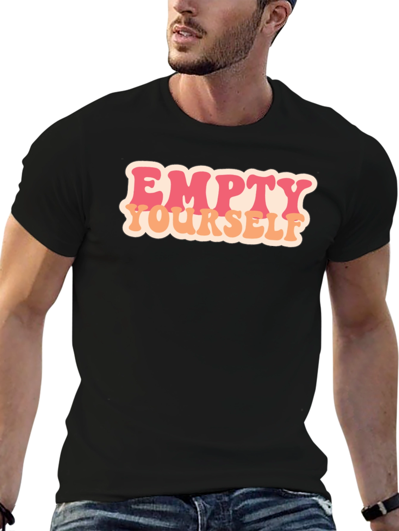 Empty Yourself Graphic Tee - Retro Style