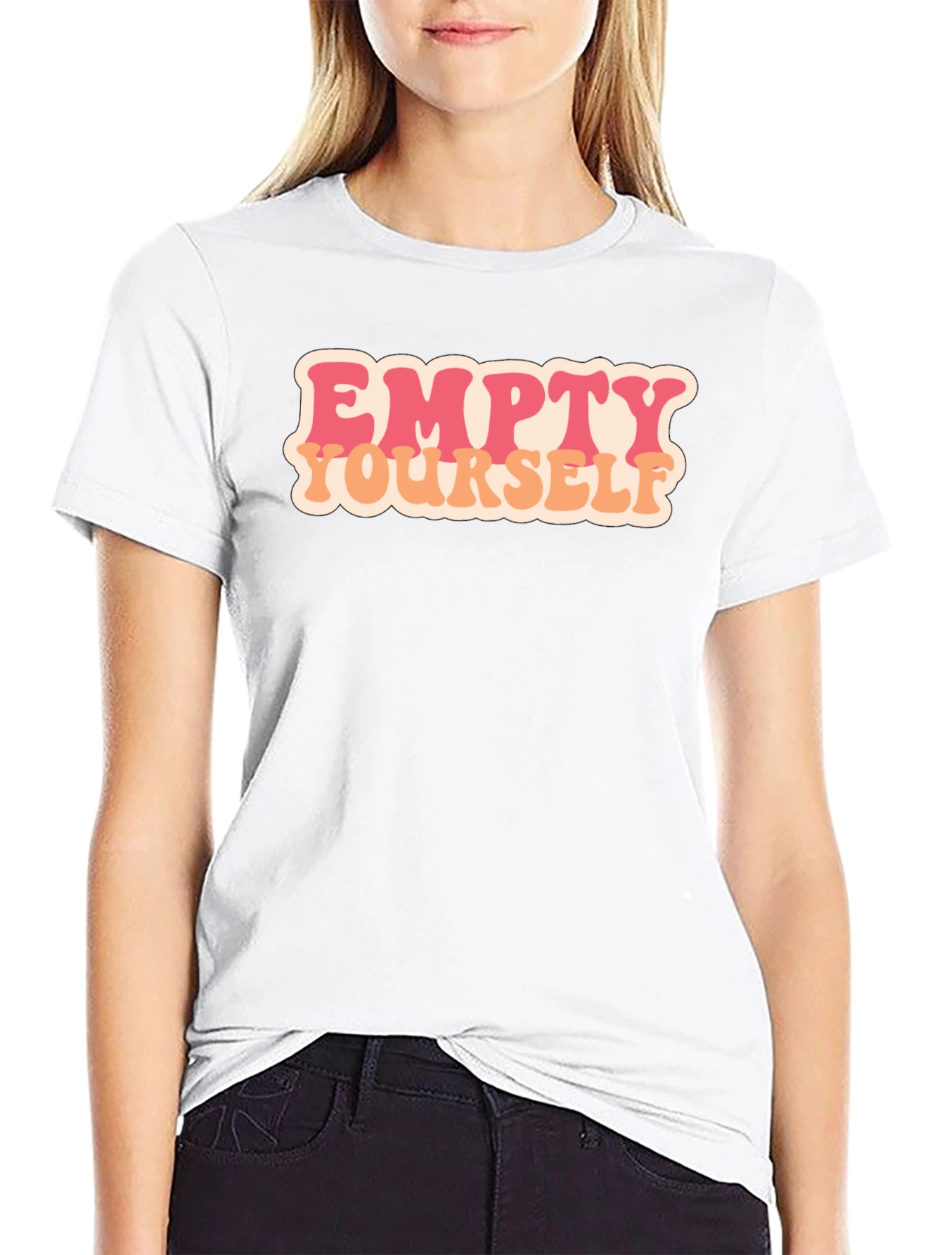 Empty Yourself Graphic Tee - Retro Style
