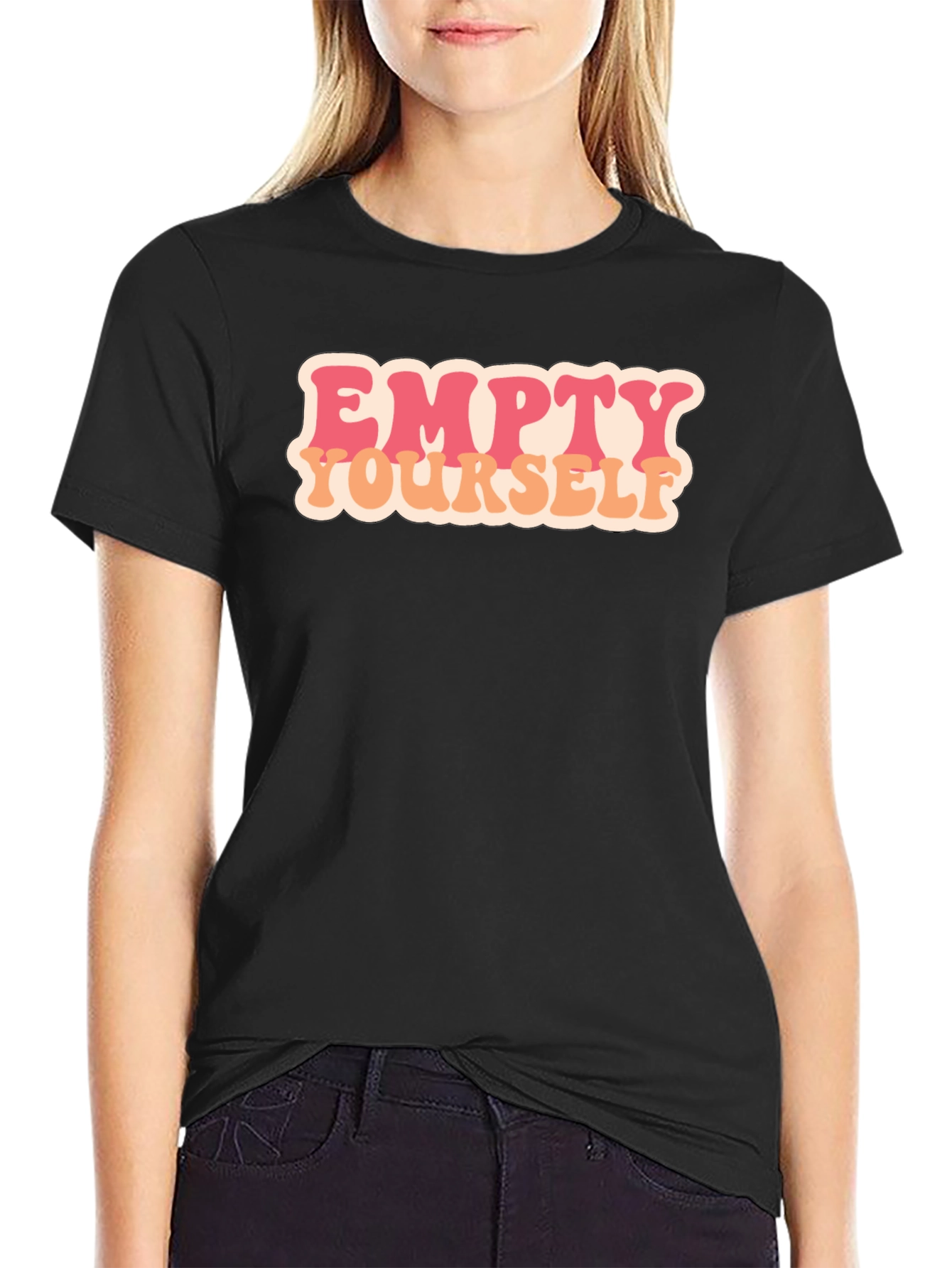 Empty Yourself Graphic Tee - Retro Style