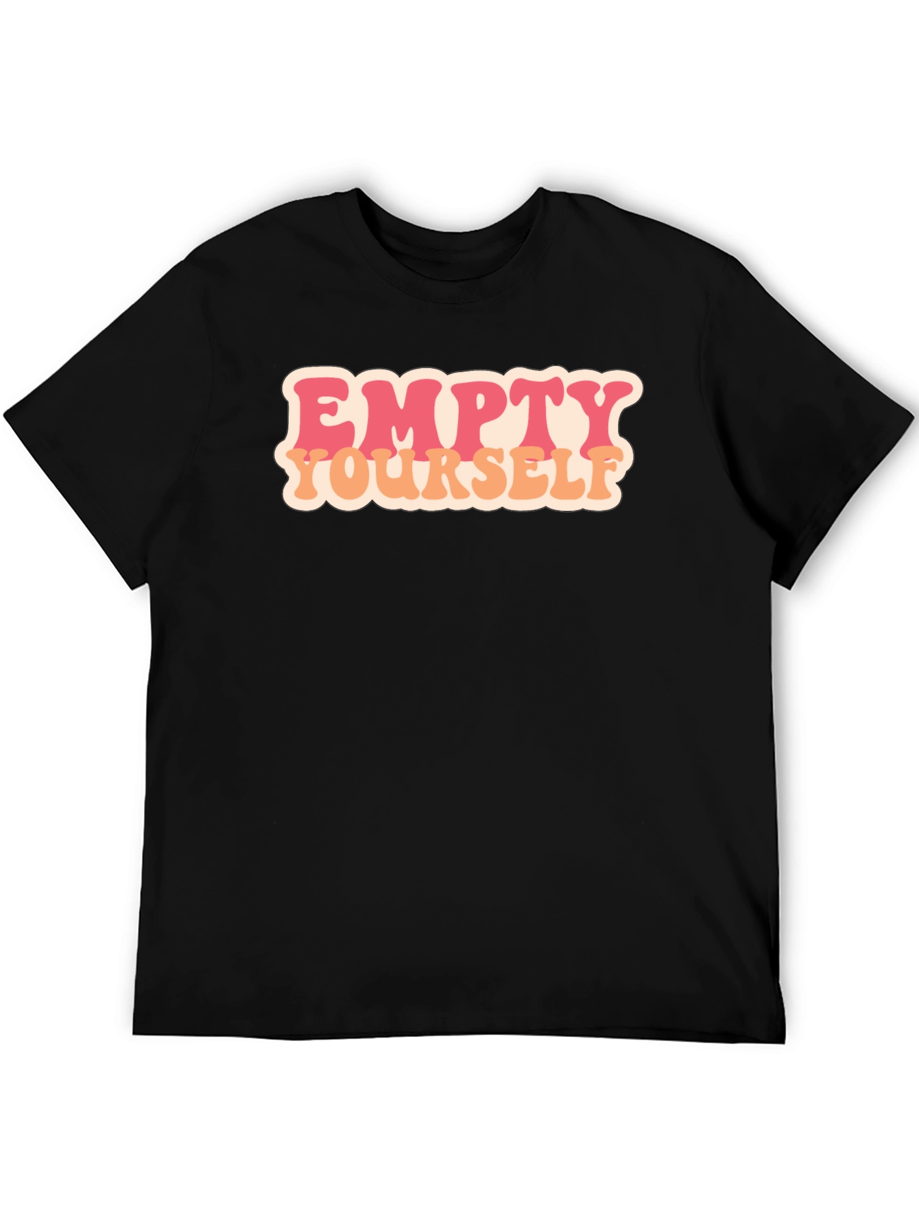 Empty Yourself Graphic Tee - Retro Style