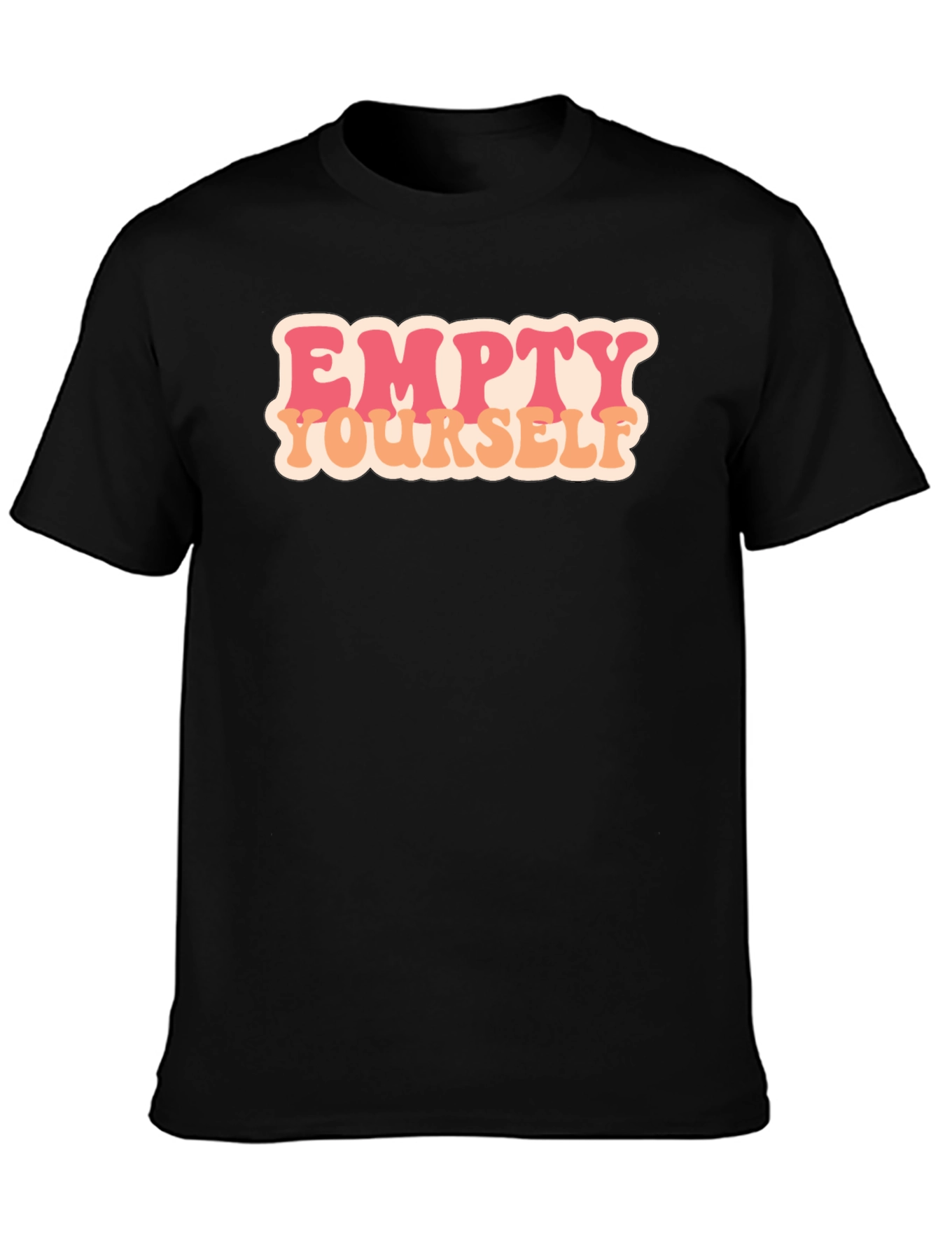 Empty Yourself Graphic Tee - Retro Style