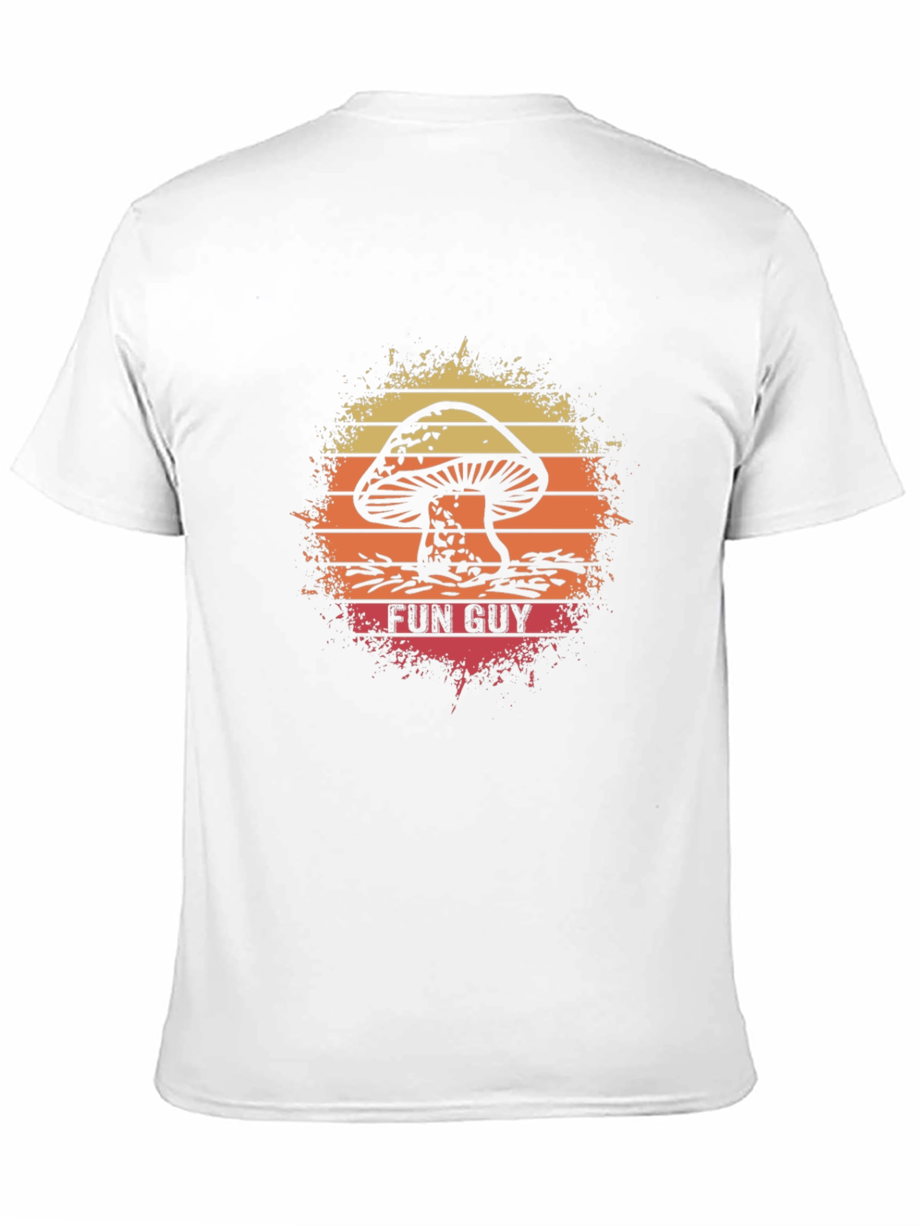 Fun Guy Mushroom Graphic T-Shirt - Retro Style