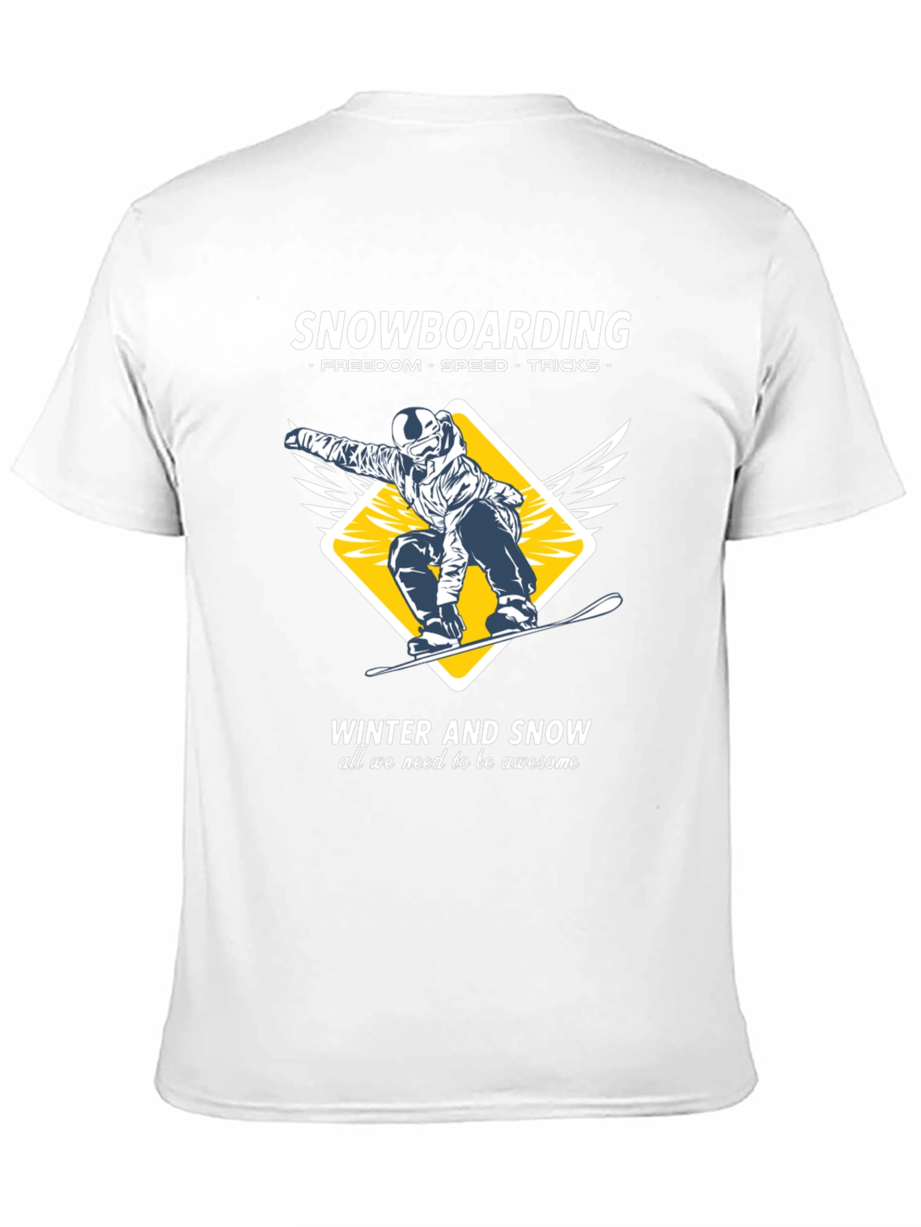 Snowboarding T-Shirt - Winter Sports Apparel