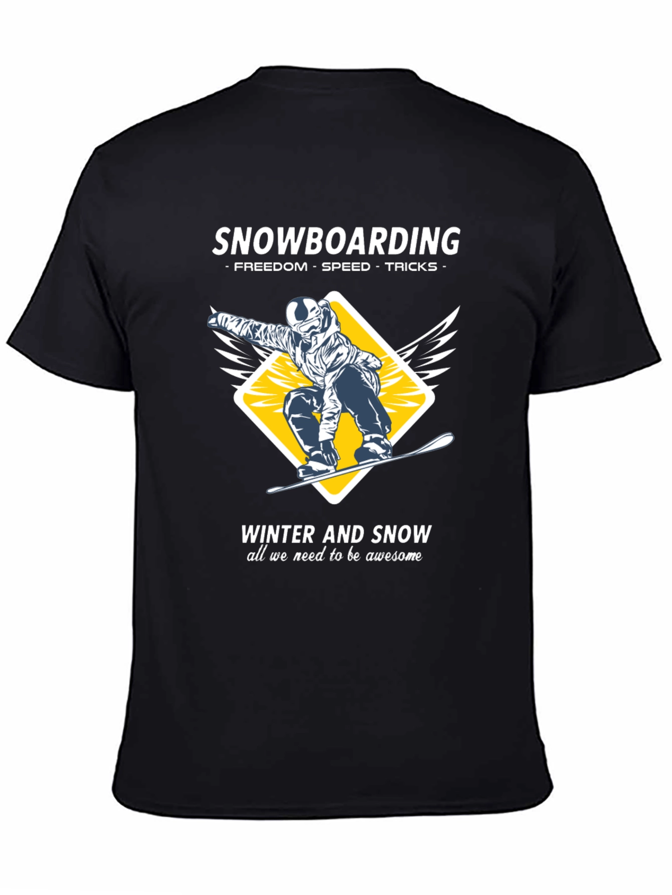 Snowboarding T-Shirt - Winter Sports Apparel