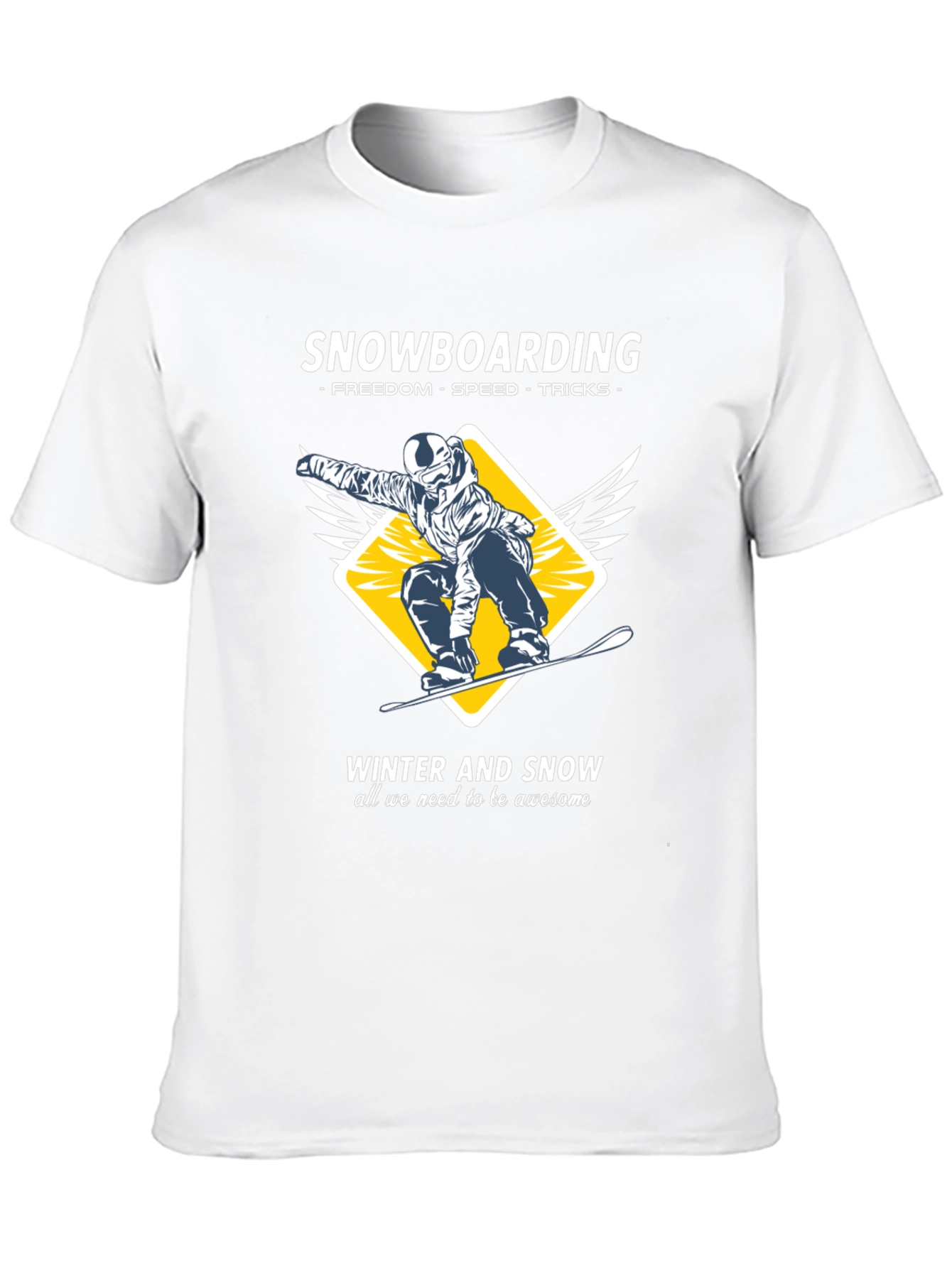 Snowboarding T-Shirt - Winter Sports Apparel