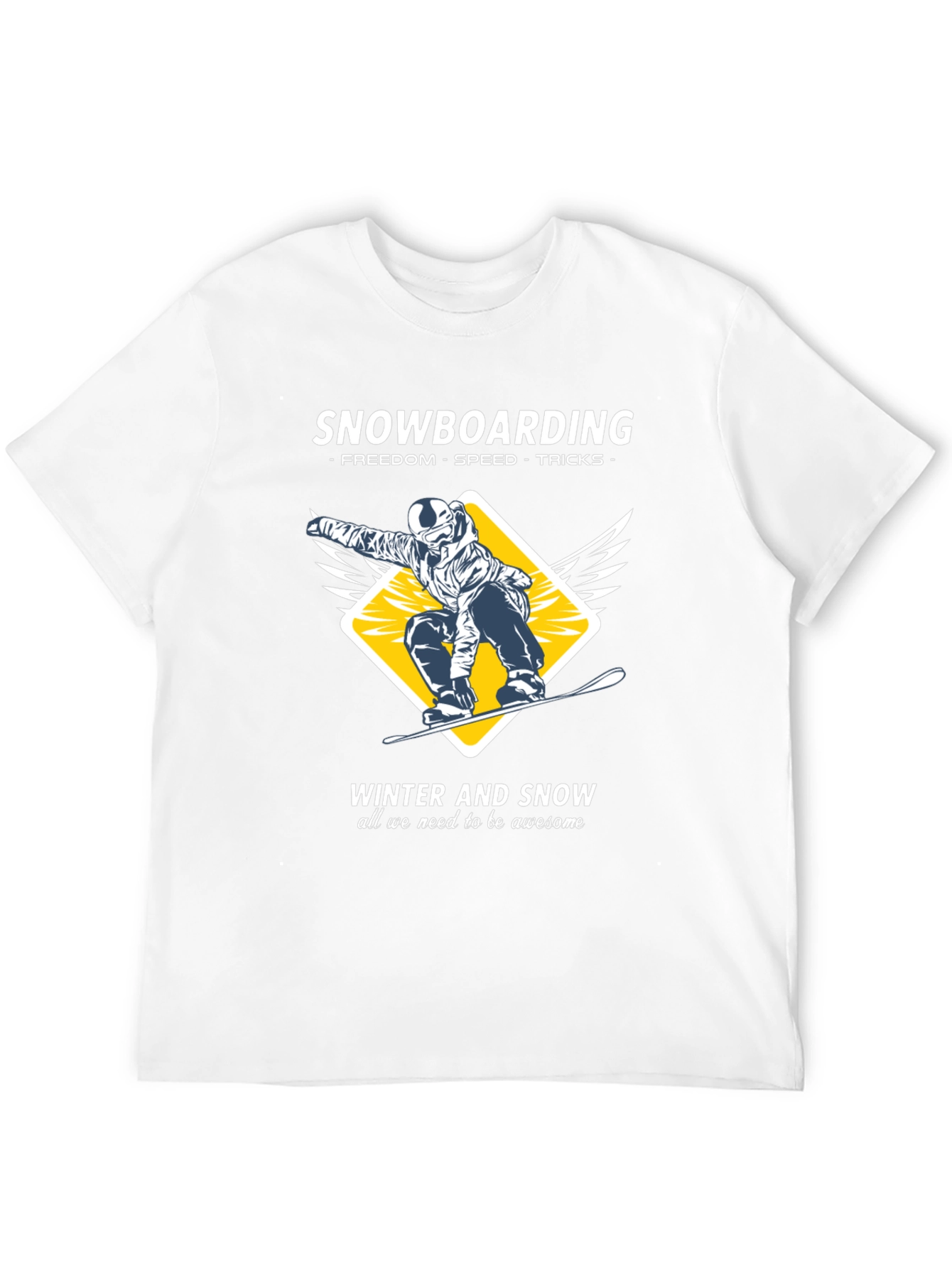 Snowboarding T-Shirt - Winter Sports Apparel
