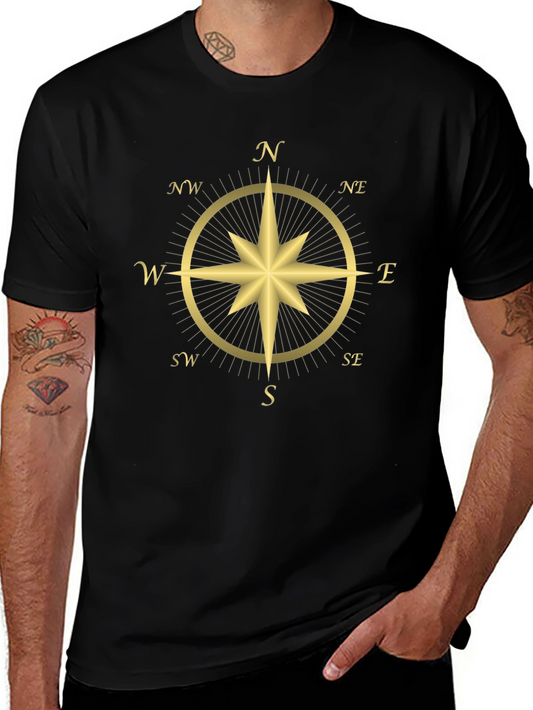 Compass Rose Graphic T-Shirt