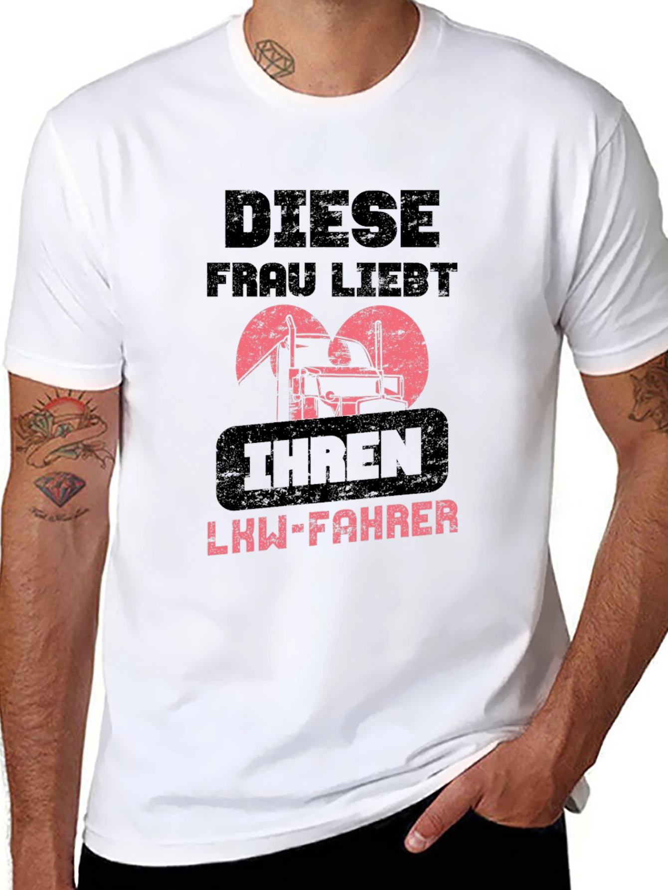 Diese Frau Liebt T-Shirt Trucker Wife Tee