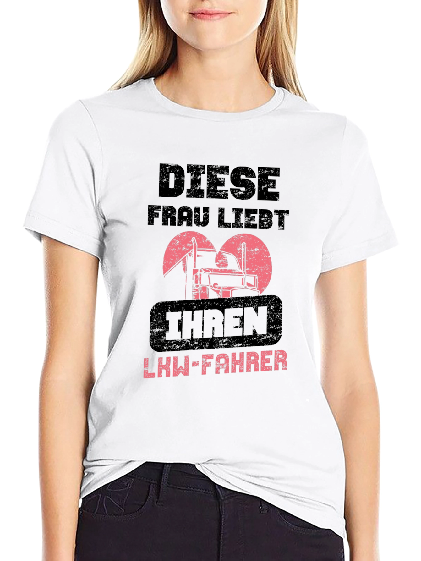 Diese Frau Liebt T-Shirt Trucker Wife Tee