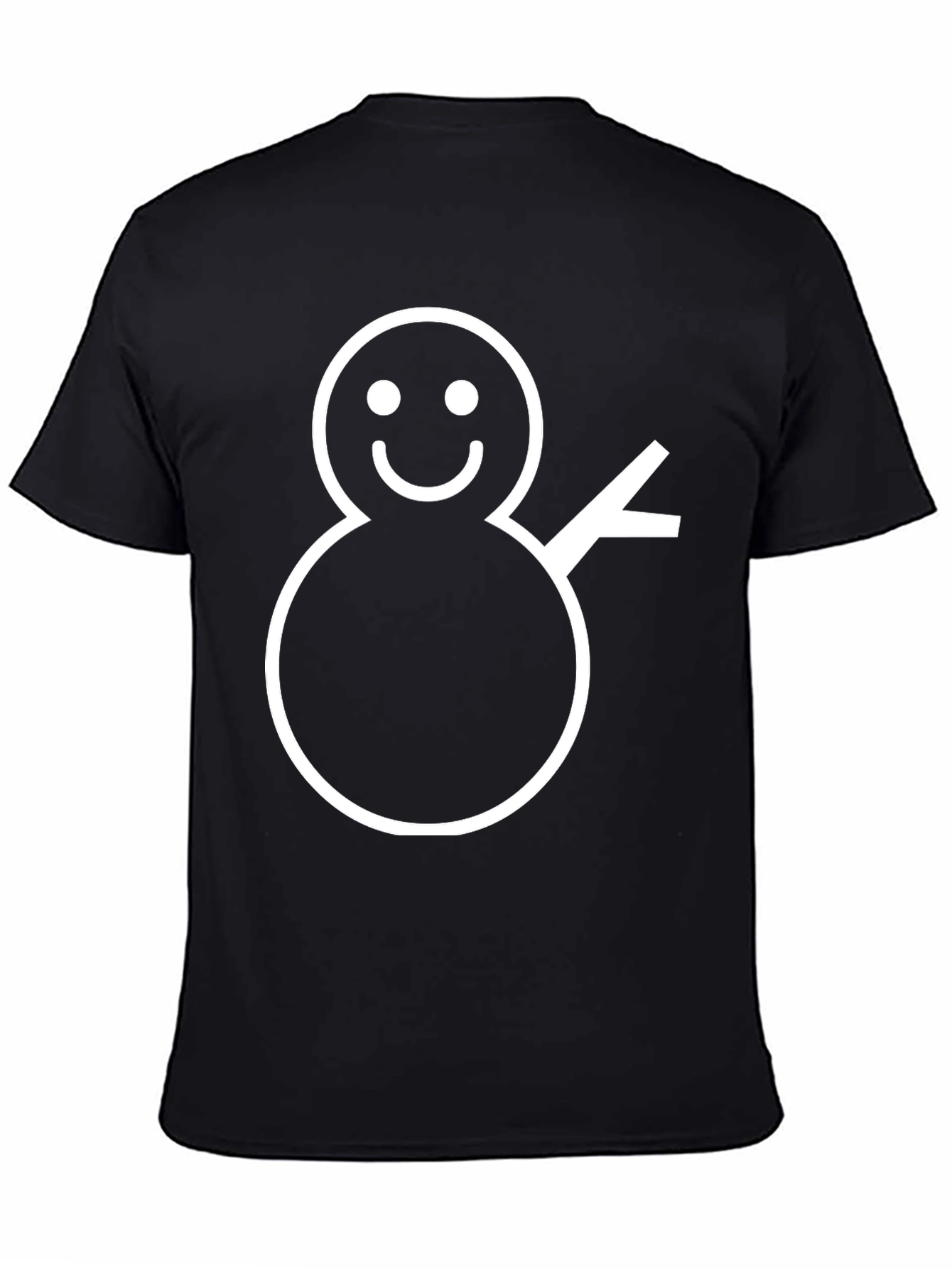 Snowman Graphic Tee - Festive Holiday Shirt