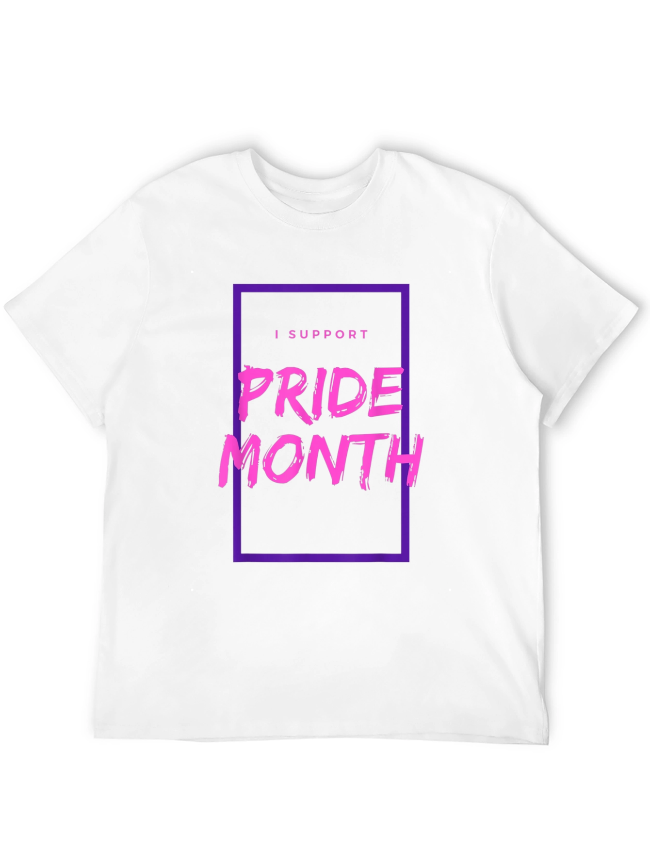 Pride Month Support T-Shirt - Black