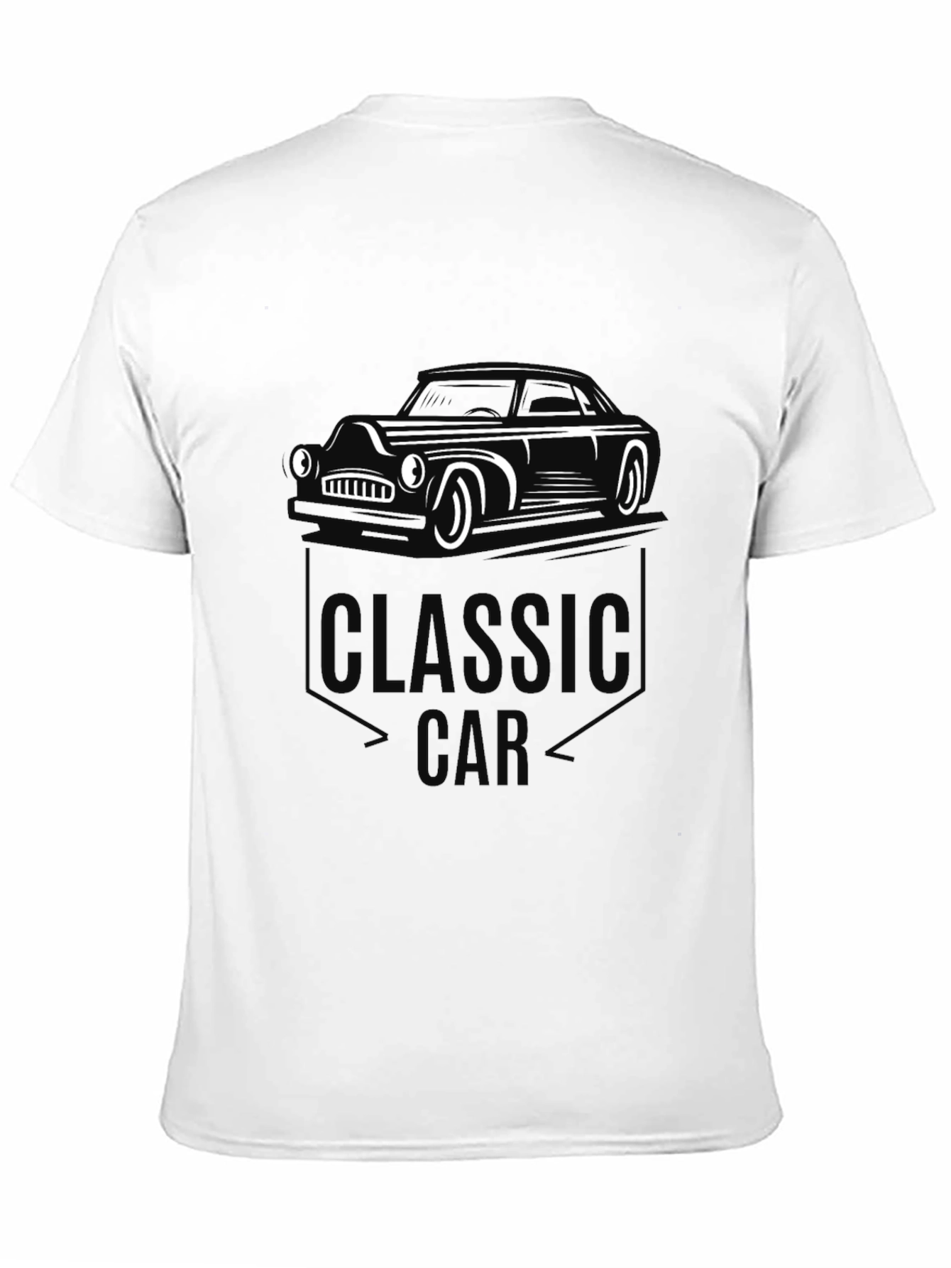 Classic Car Graphic Tee - Retro Style Mens T-Shirt