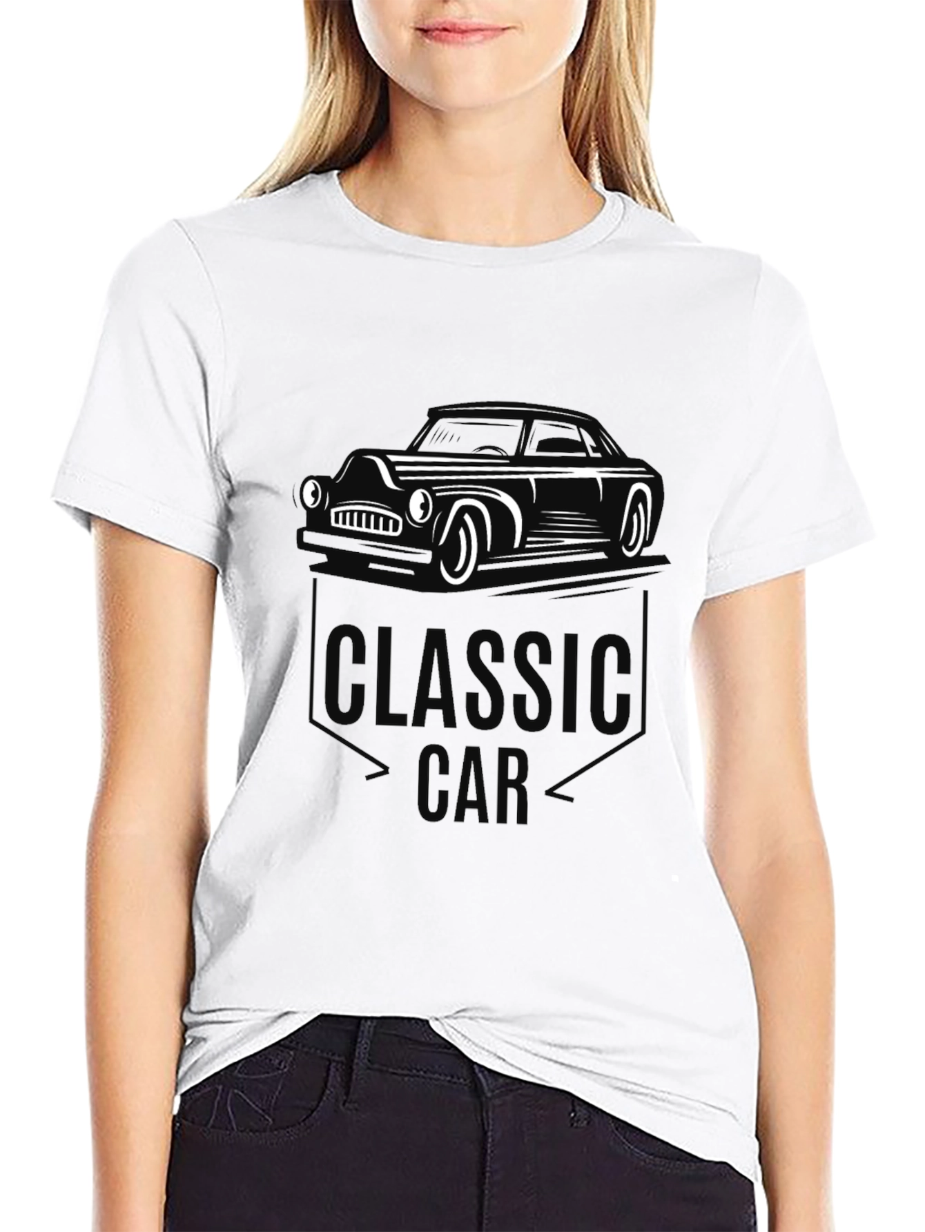 Classic Car Graphic Tee - Retro Style Mens T-Shirt