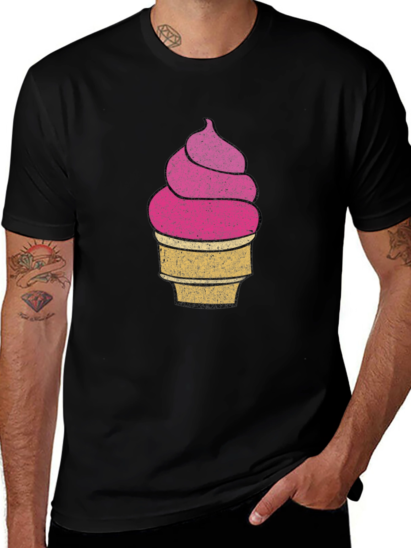 Ice Cream Graphic Tee - Fun Summer Shirt