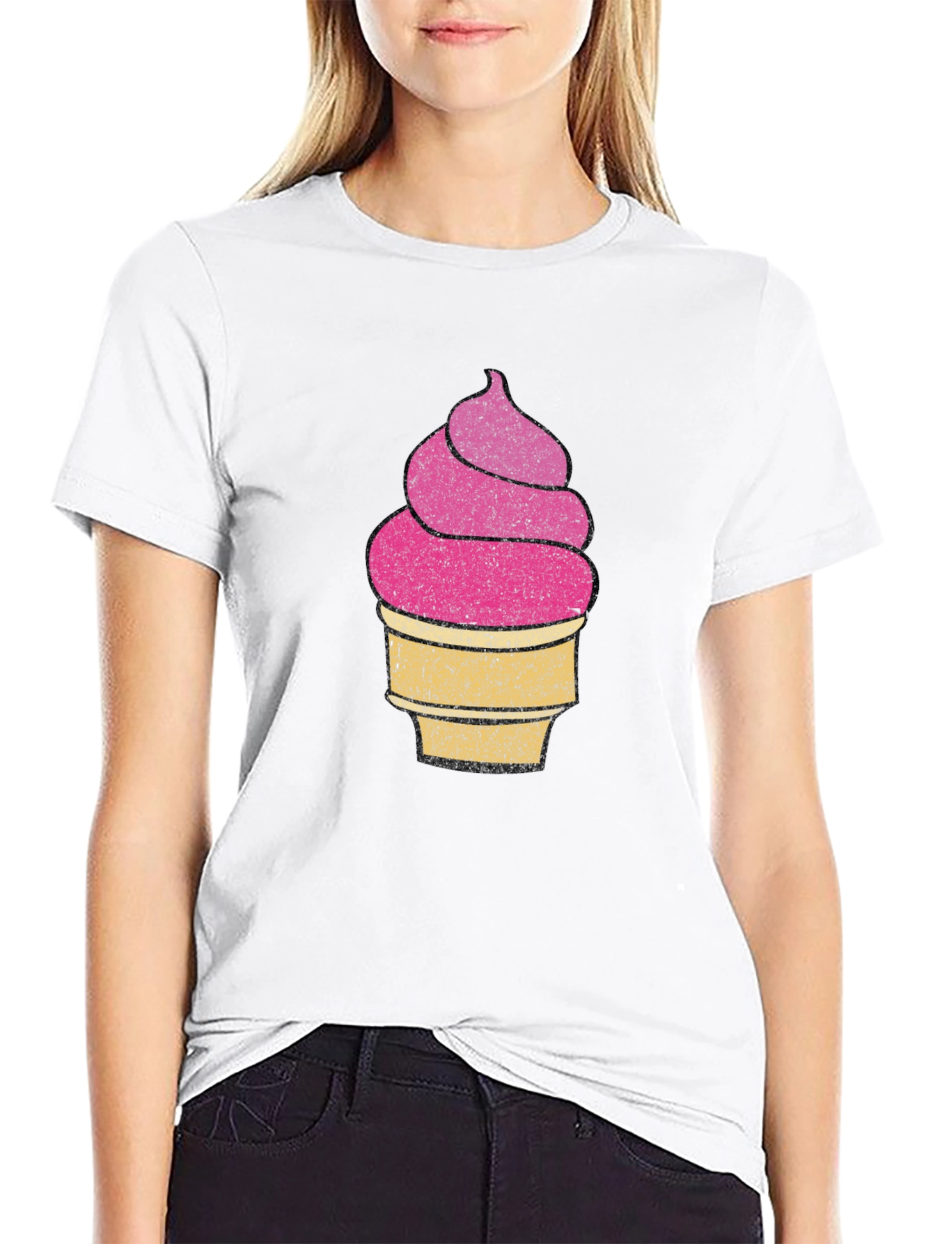 Ice Cream Graphic Tee - Fun Summer Shirt
