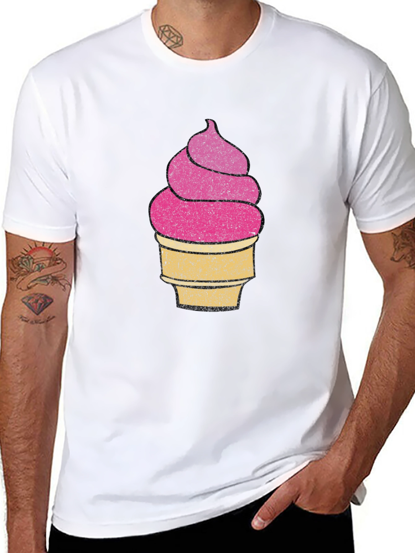 Ice Cream Graphic Tee - Fun Summer Shirt