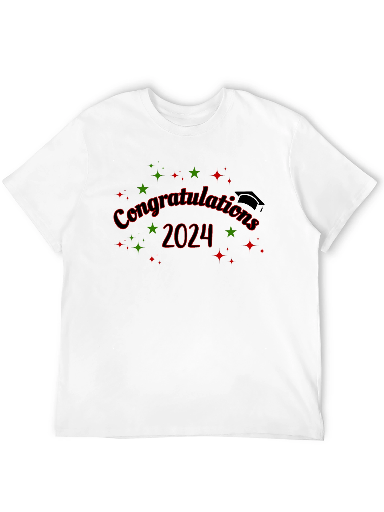 Congrats Grad 2024 Black T-Shirt