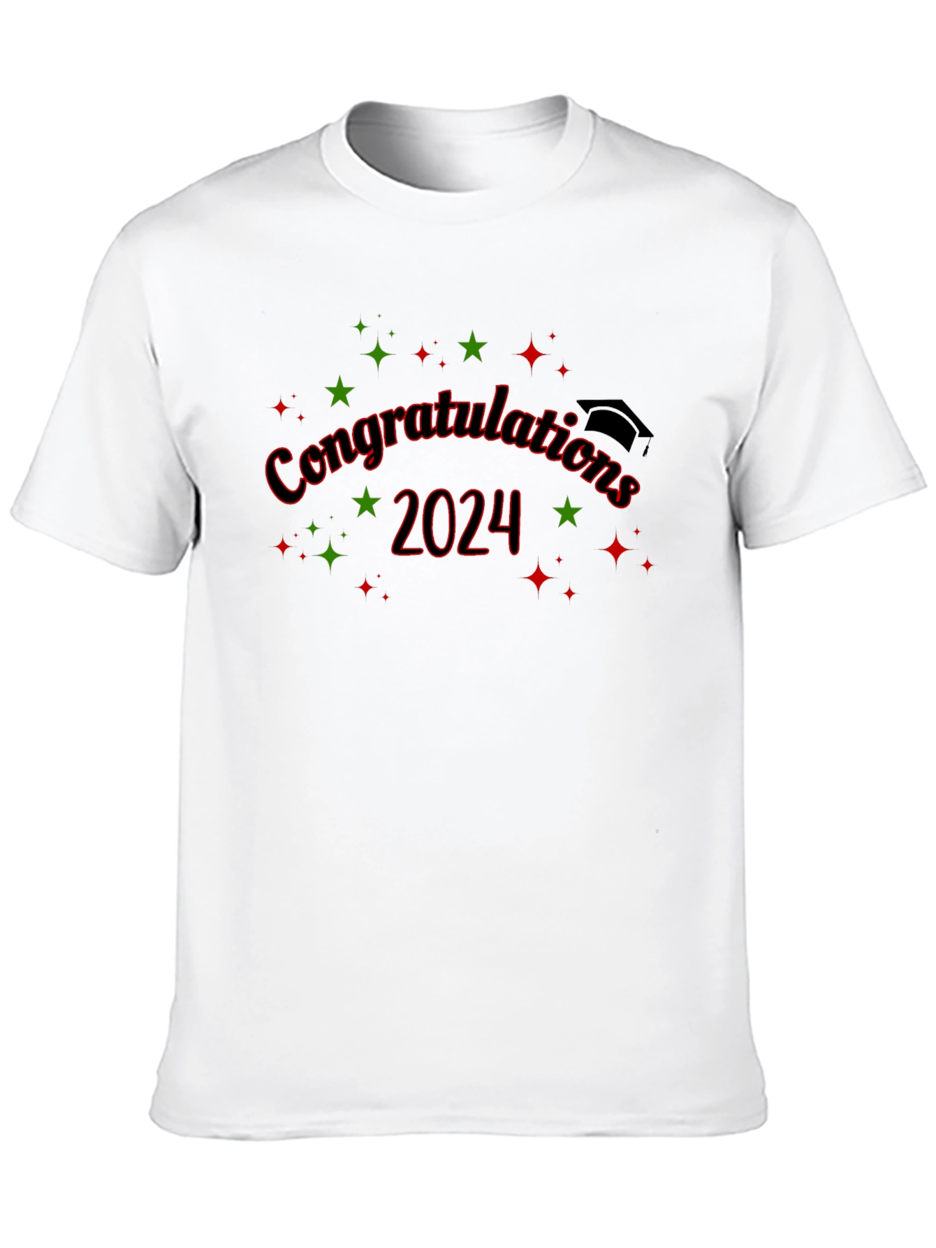 Congrats Grad 2024 Black T-Shirt