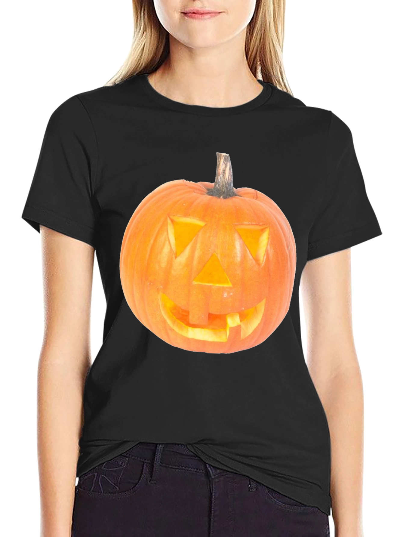 Halloween Pumpkin T-Shirt - Spooky Festive Apparel