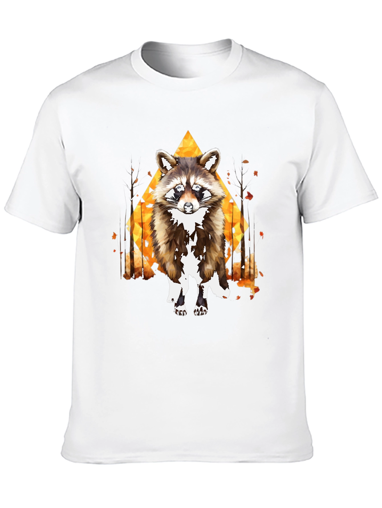 Raccoon Graphic Tee - Mens Black T-Shirt