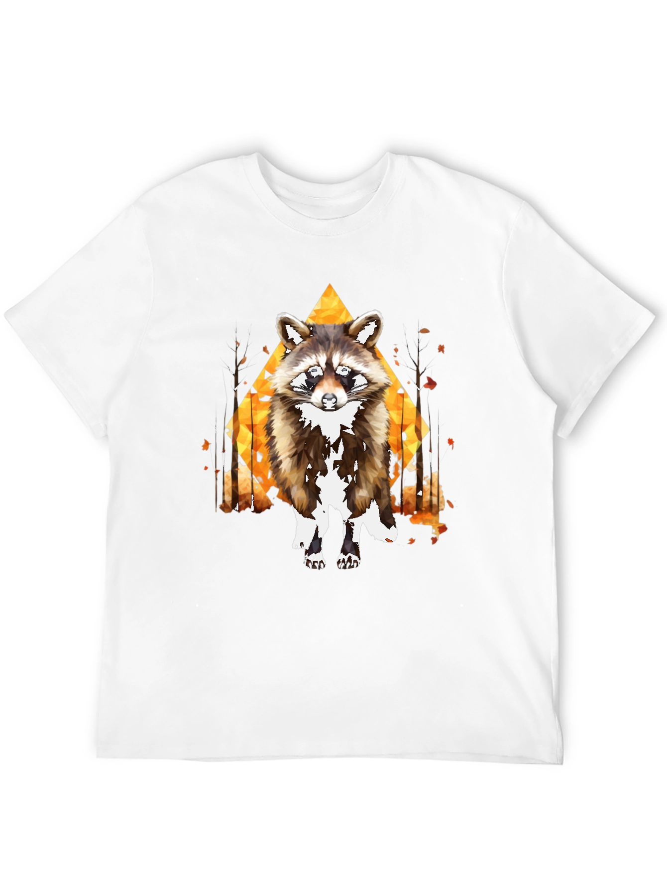 Raccoon Graphic Tee - Mens Black T-Shirt