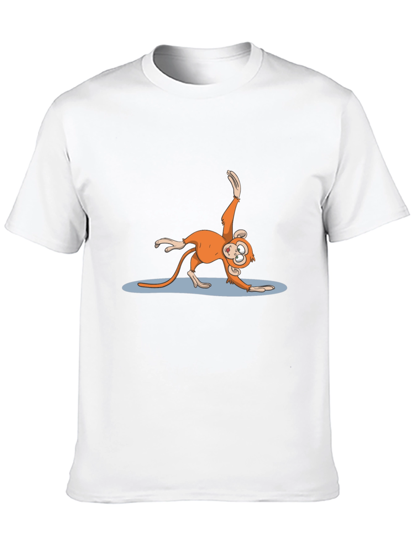 Yoga Monkey Black T-Shirt