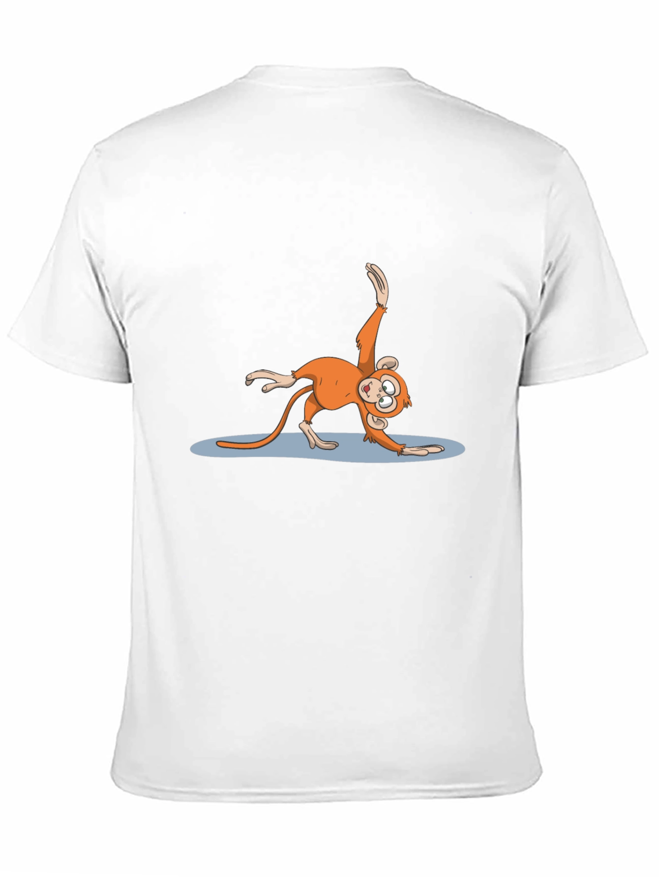 Yoga Monkey Black T-Shirt