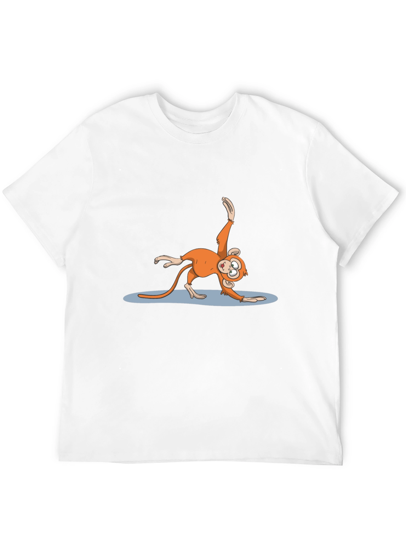 Yoga Monkey Black T-Shirt