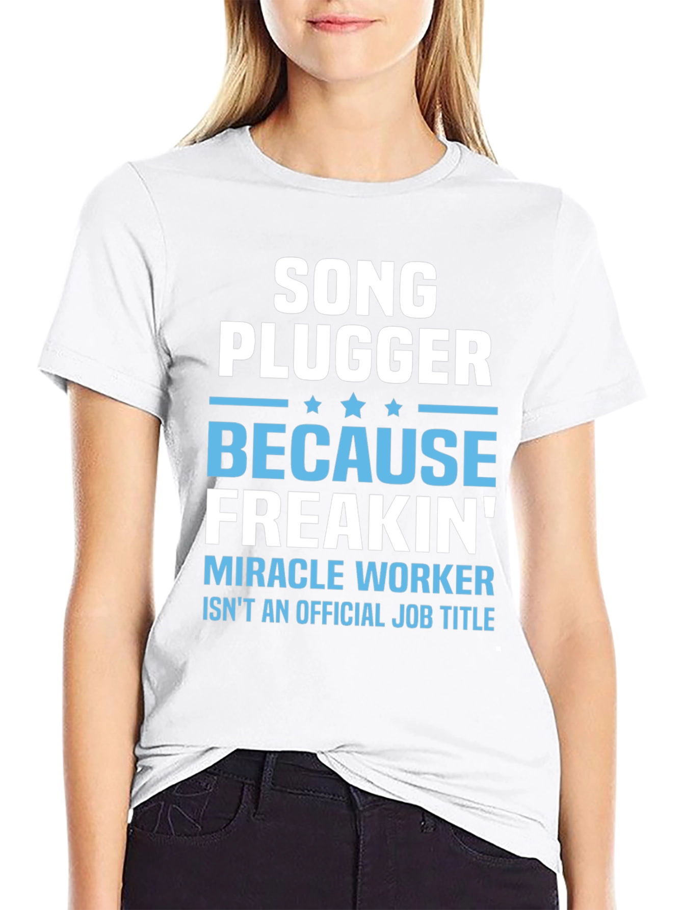 Song Plugger T-Shirt - Funny Job Title Tee