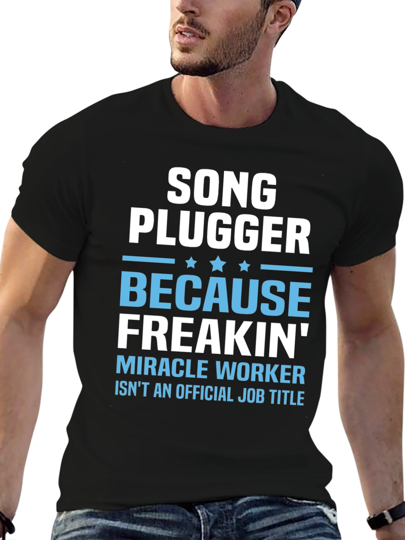 Song Plugger T-Shirt - Funny Job Title Tee