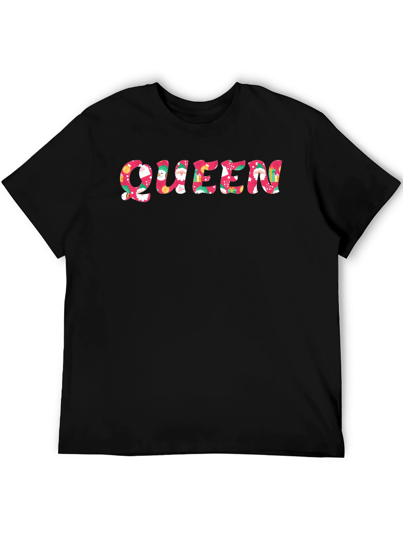 Festive Queen Graphic Tee - Holiday Edition