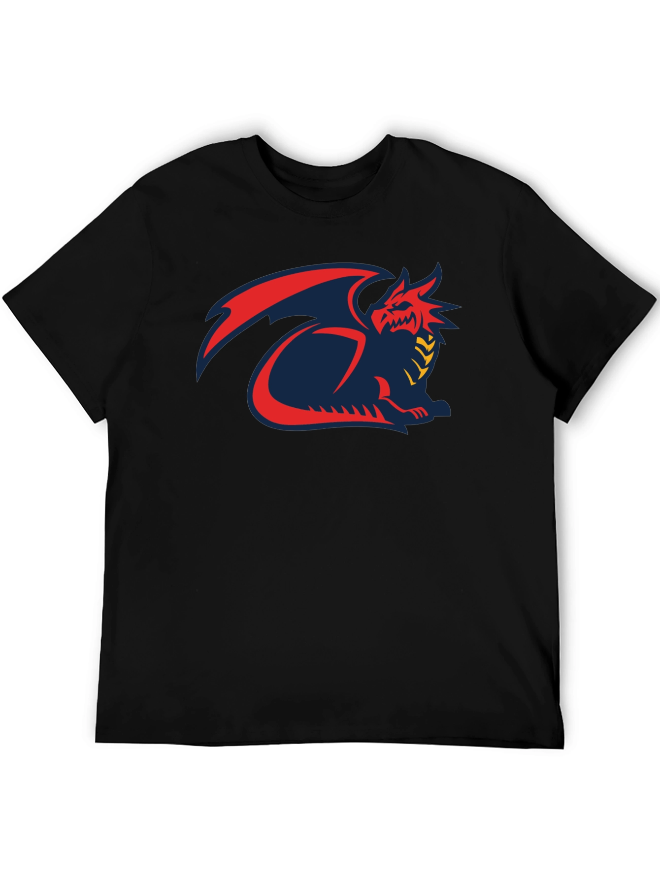 Dragon Graphic T-Shirt - Mens Black Tee