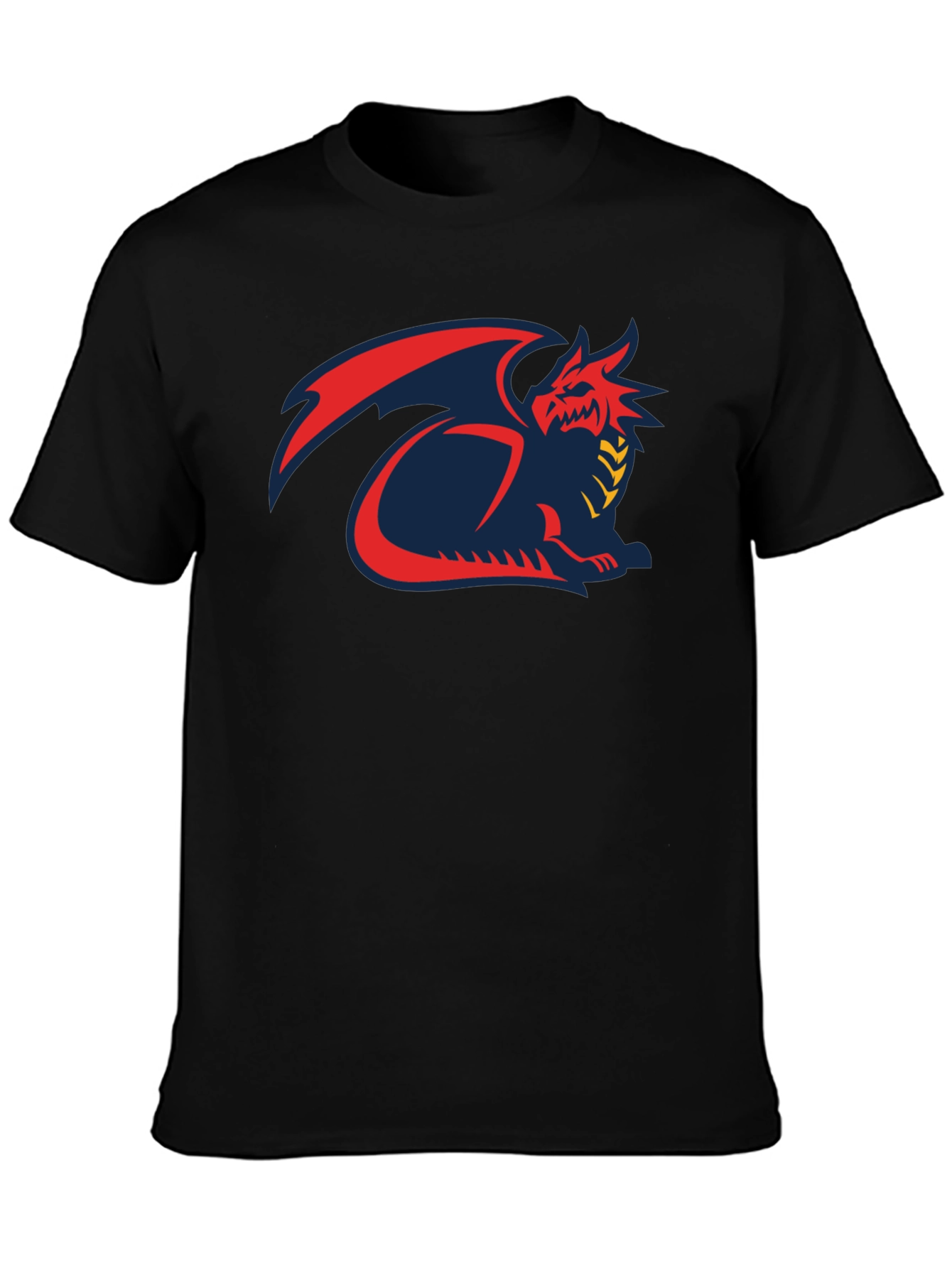 Dragon Graphic T-Shirt - Mens Black Tee