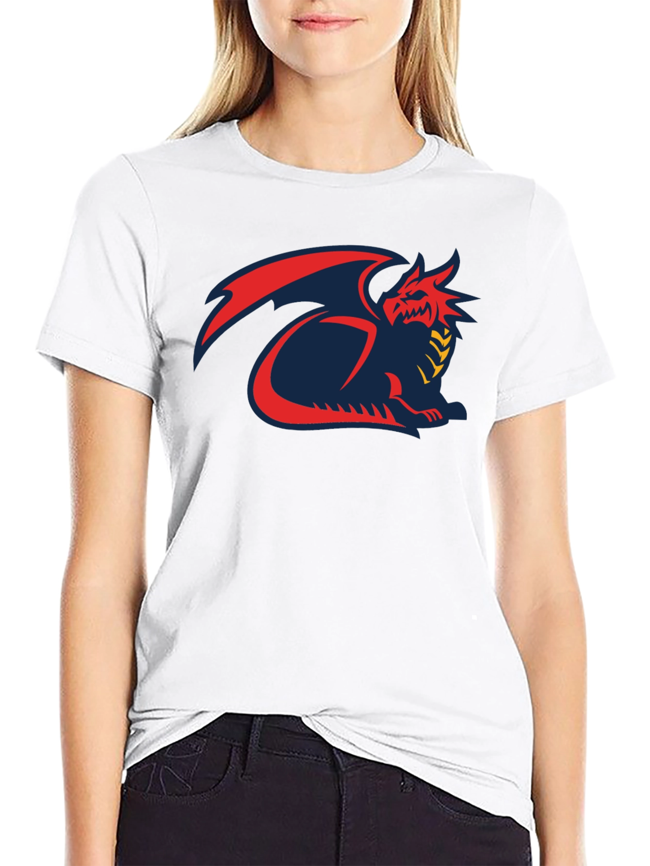 Dragon Graphic T-Shirt - Mens Black Tee