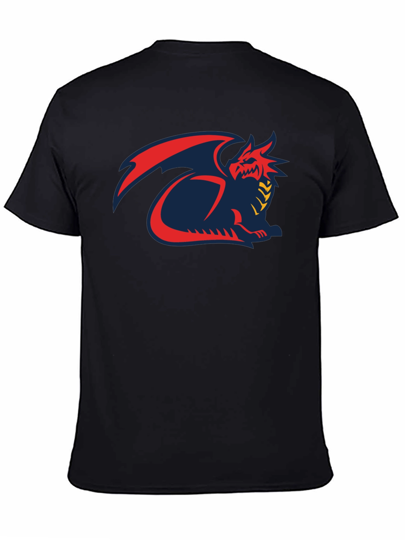 Dragon Graphic T-Shirt - Mens Black Tee