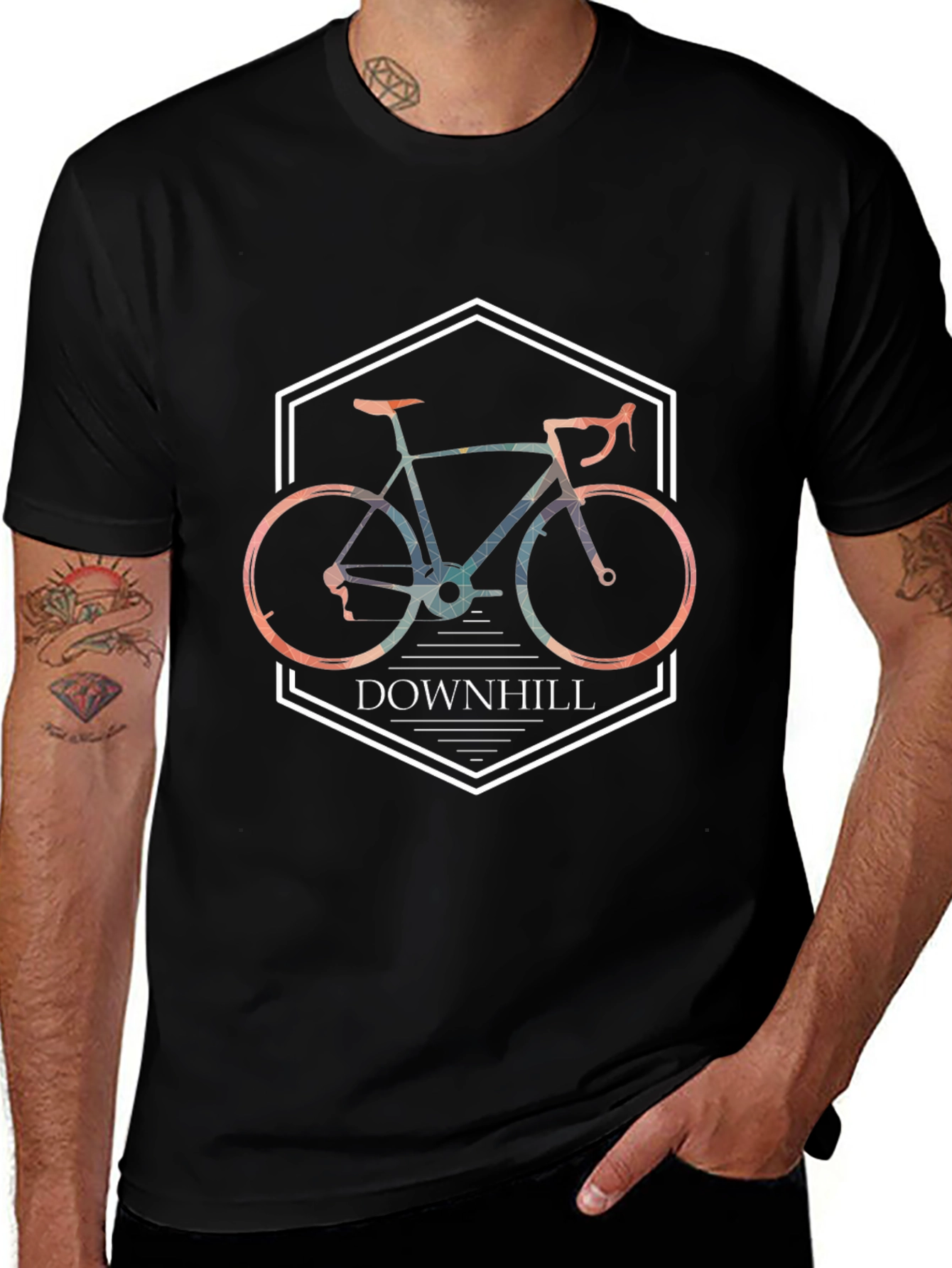 Downhill Biker T-Shirt: Stylish Ride Apparel