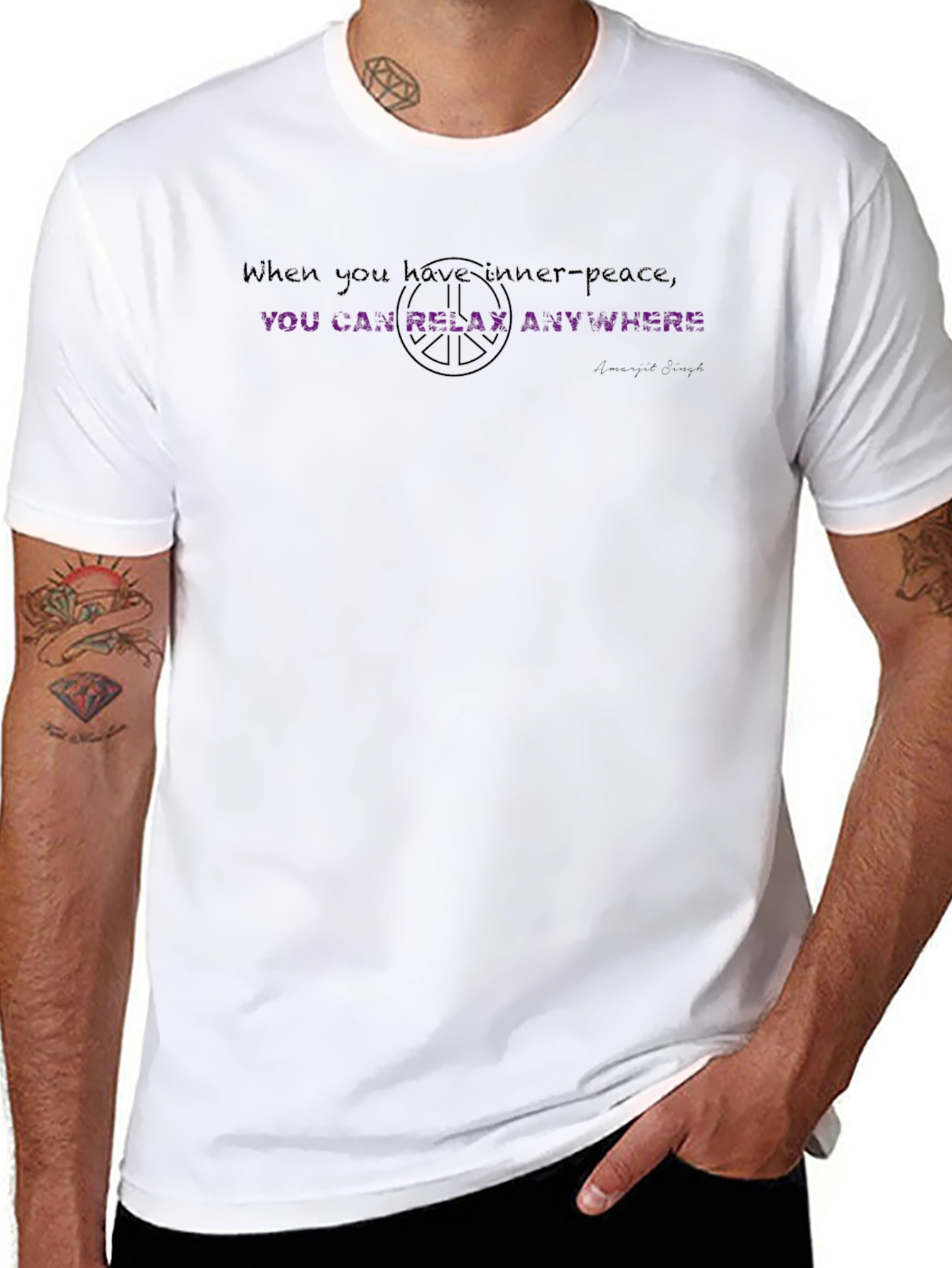 Inner Peace Graphic T-Shirt - Relax Anywhere