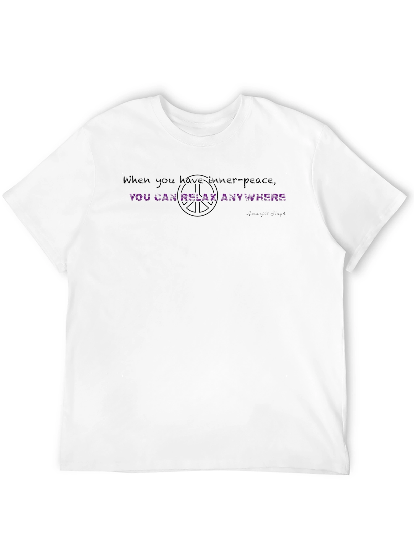 Inner Peace Graphic T-Shirt - Relax Anywhere