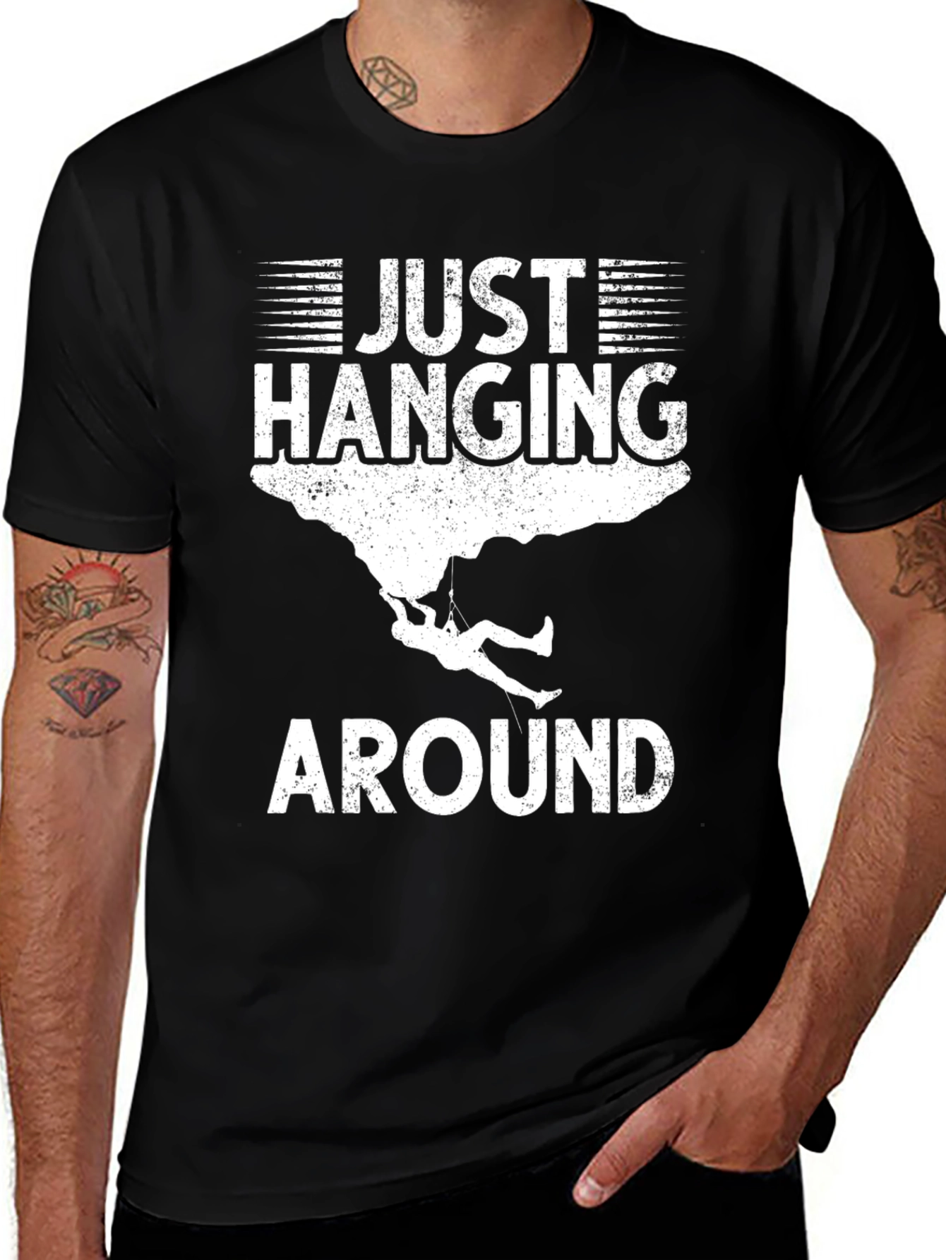 Just Hanging Around Climbing T-Shirt