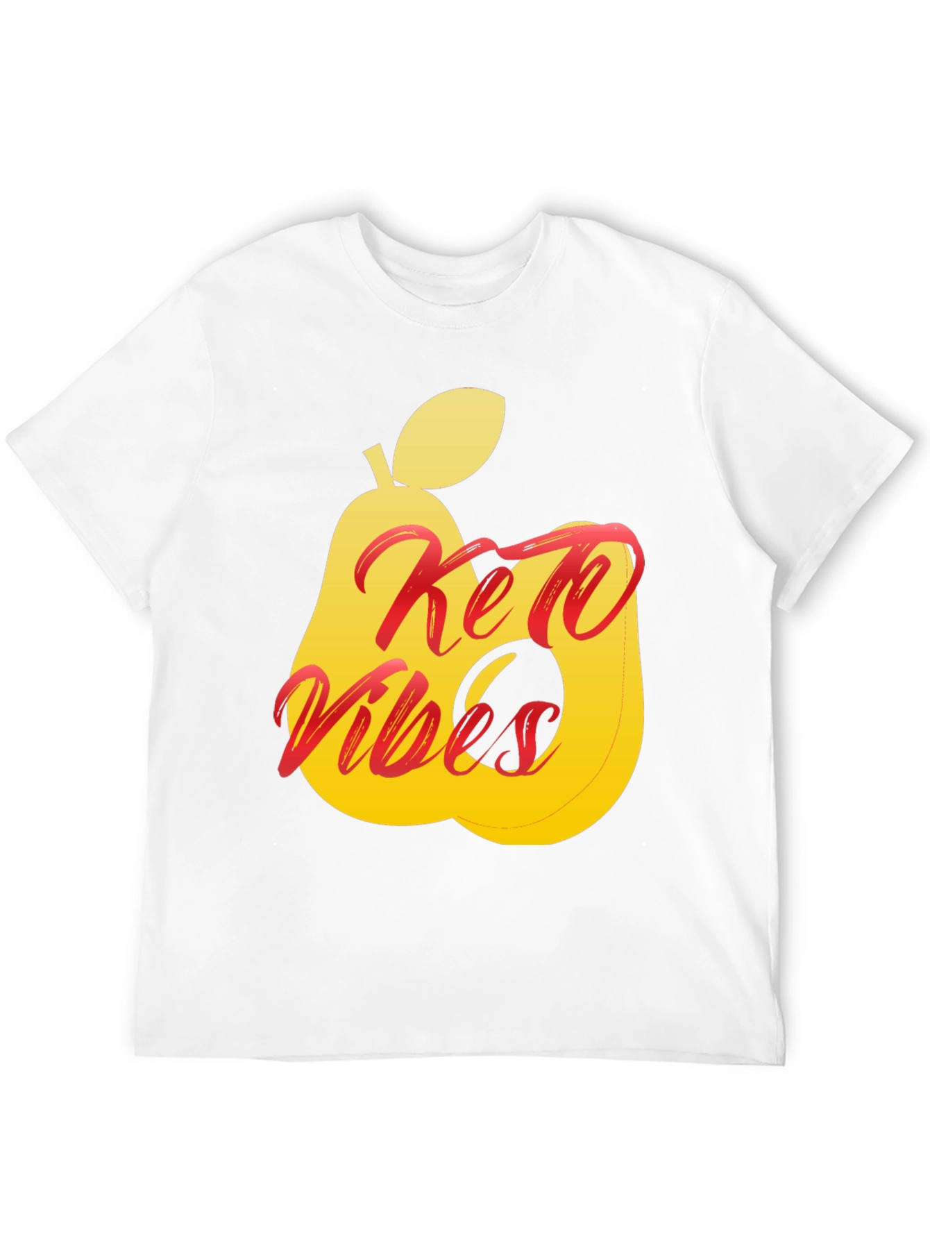 Keto Vibes Black T-Shirt Pear Graphic Tee