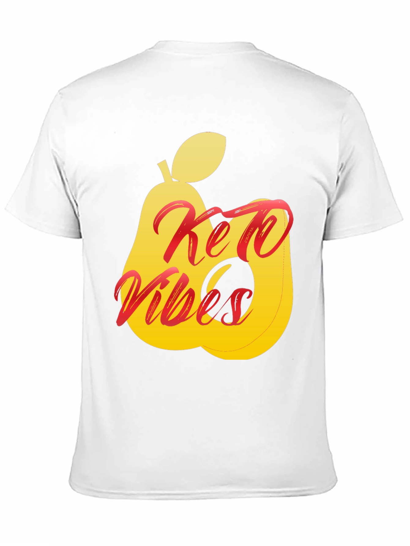Keto Vibes Black T-Shirt Pear Graphic Tee