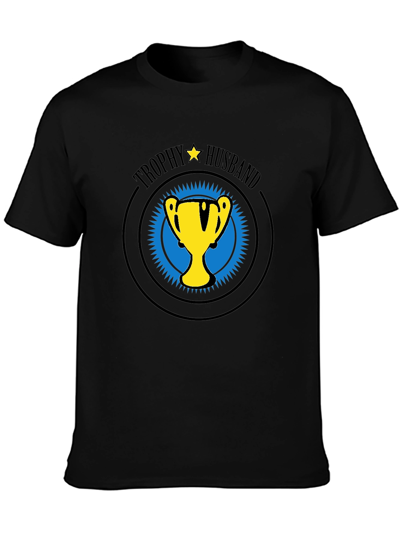 Trophy Husband Graphic T-Shirt - Black