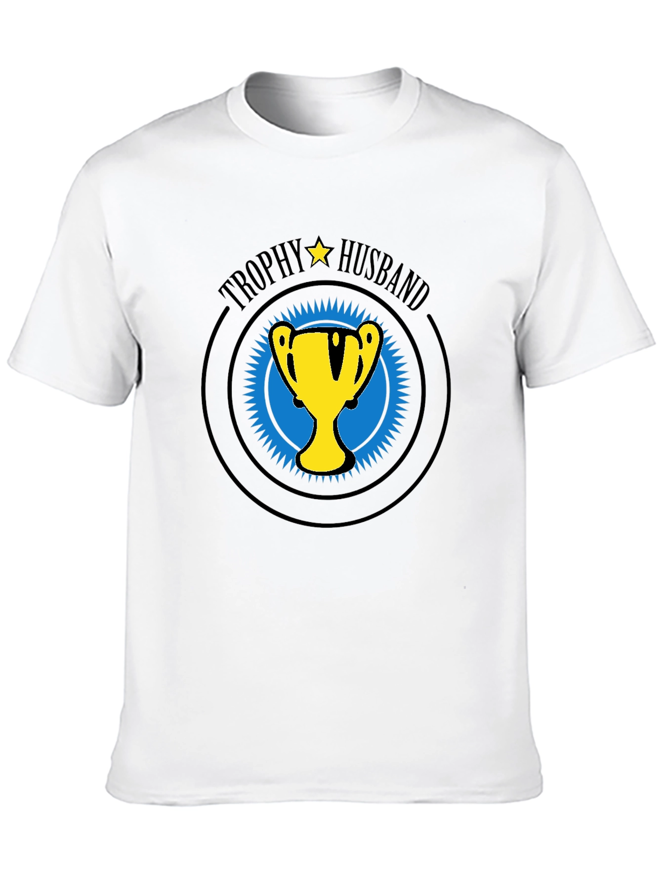 Trophy Husband Graphic T-Shirt - Black